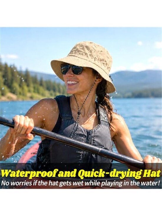 Women\'s Waterproof Quick Dry Bucket Hats Packable Foldable Rain Hat main image 6